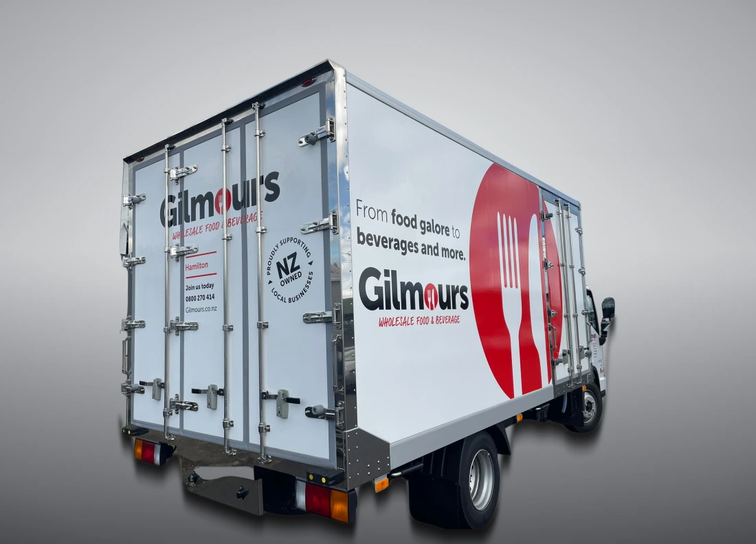 Gilmours commercial vehicle signage by TCC Solutions