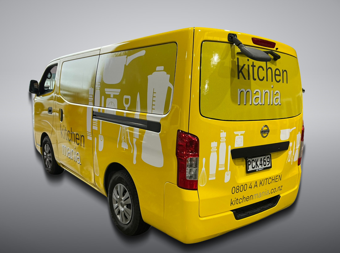 Kitchen Mania van signage by TCC Solutions