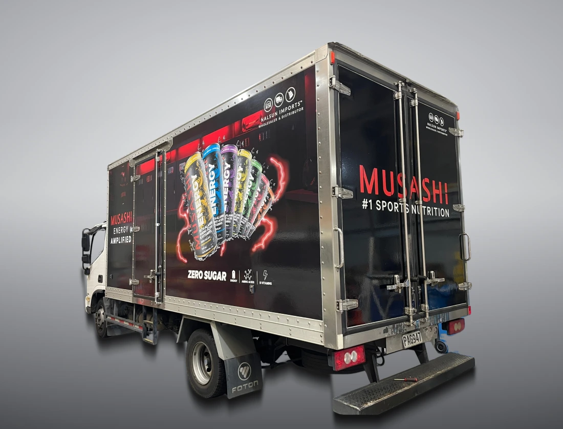 Musashi truck fleet graphics by TCC Solutions