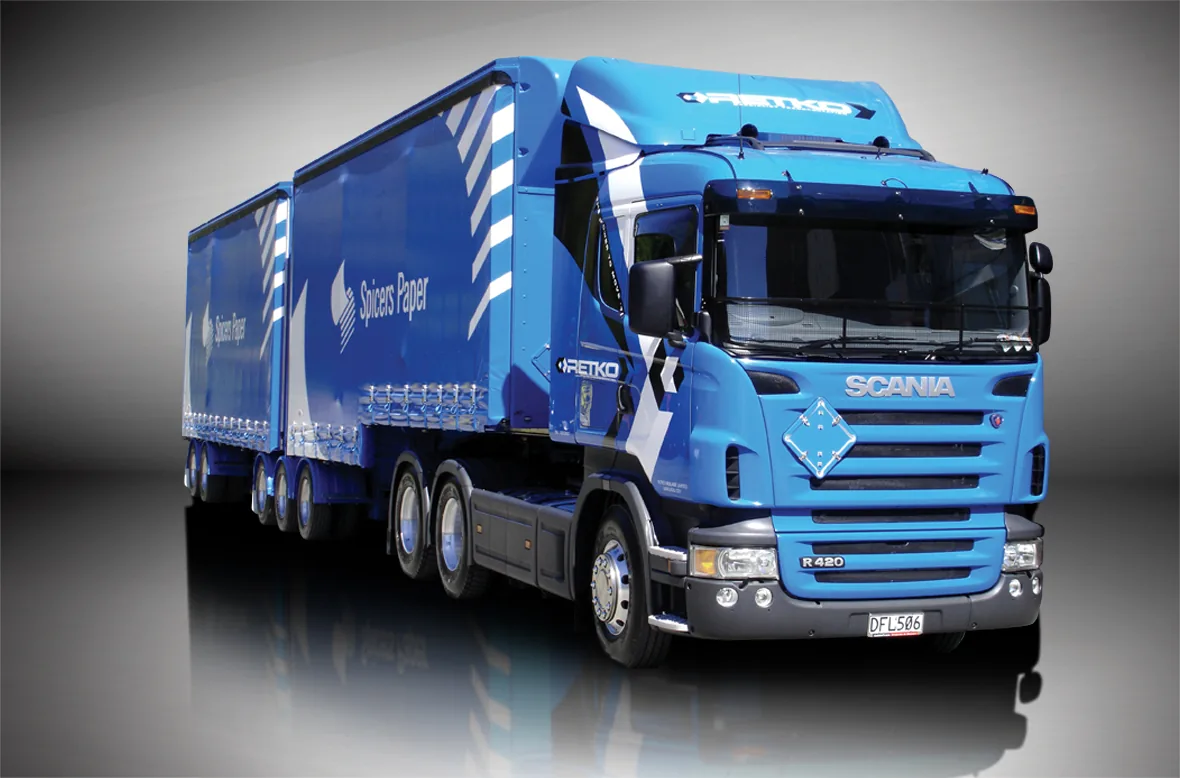 Retko Spicers fleet signage example